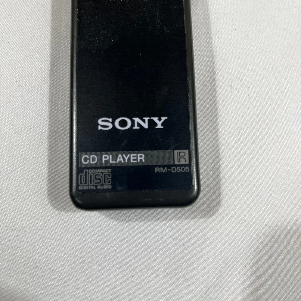 Sony Remote Control RM-D505 Black CD Player 5-Disc Selection Fader